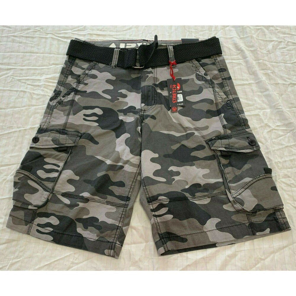 NWT AIRWALK MENS CARGO CAMO SHORTS SIZE 30